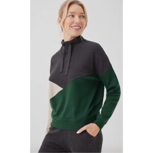 Pact Organic Cotton Airplane Colorblock Pullover